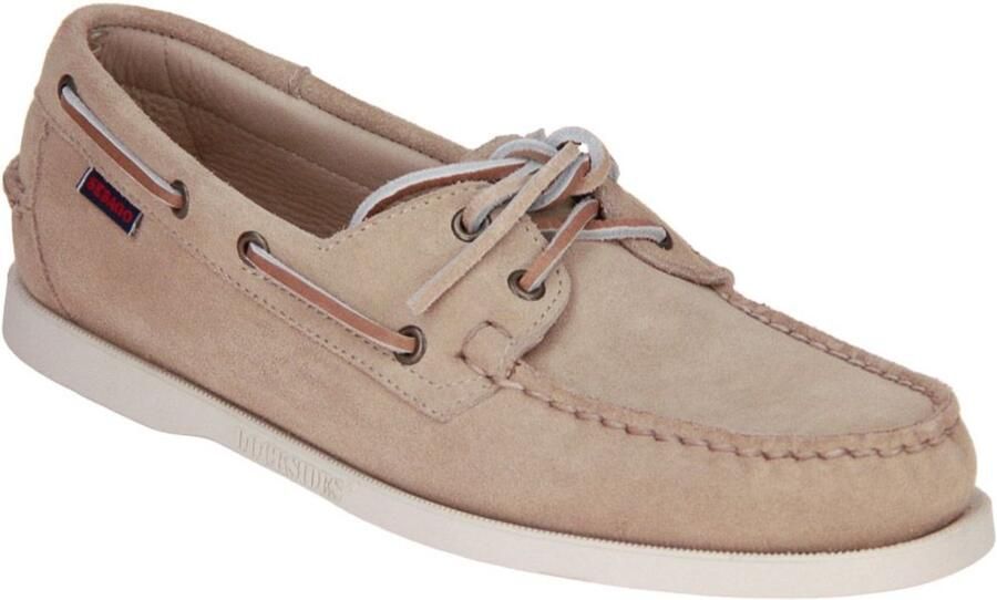 Sebago Authentic Original Boat Shoe Suede Leather Dove Grey Loafers