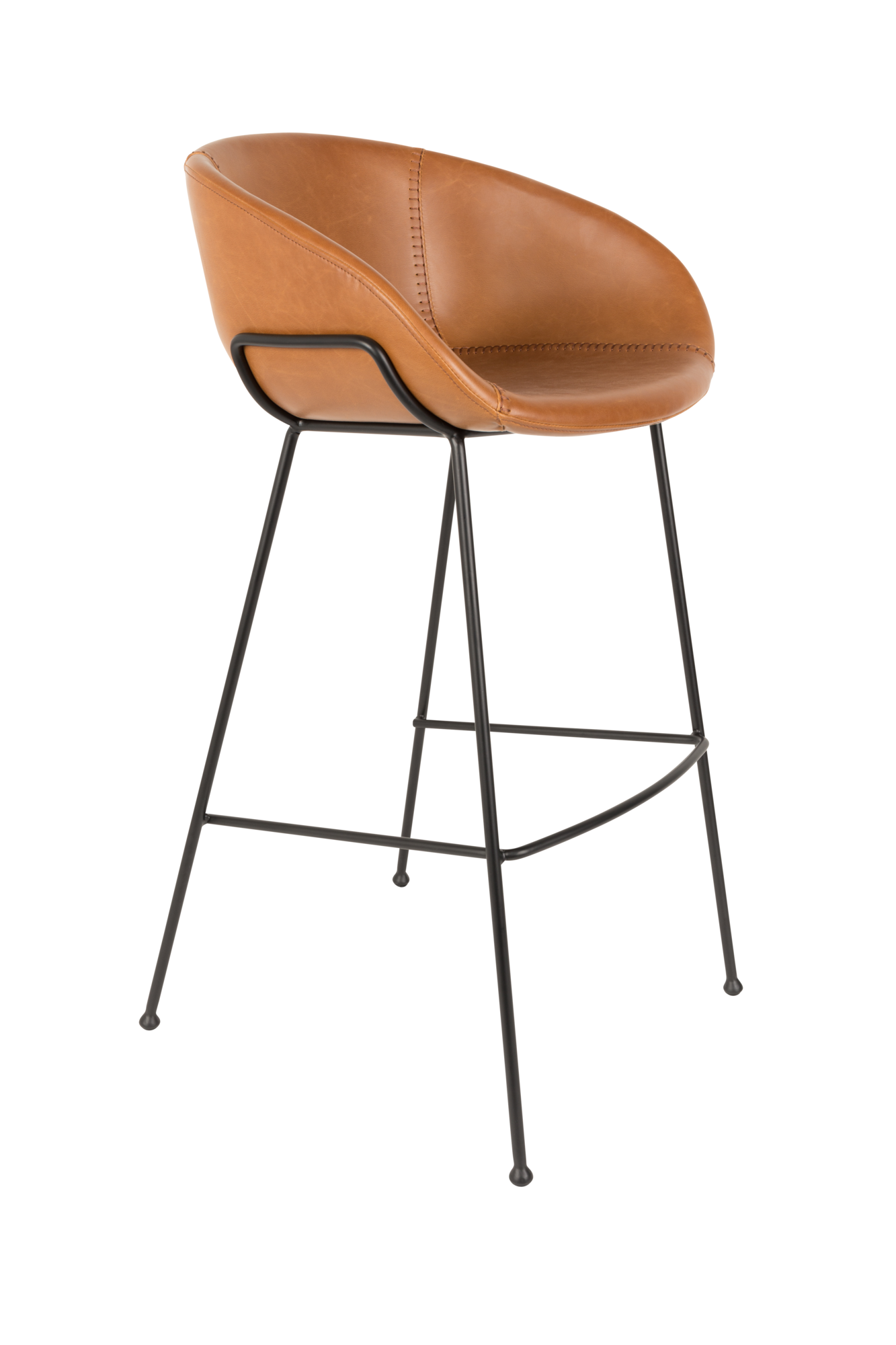 Barkruk Feston (zithoogte 76 cm) bruin - set van 2