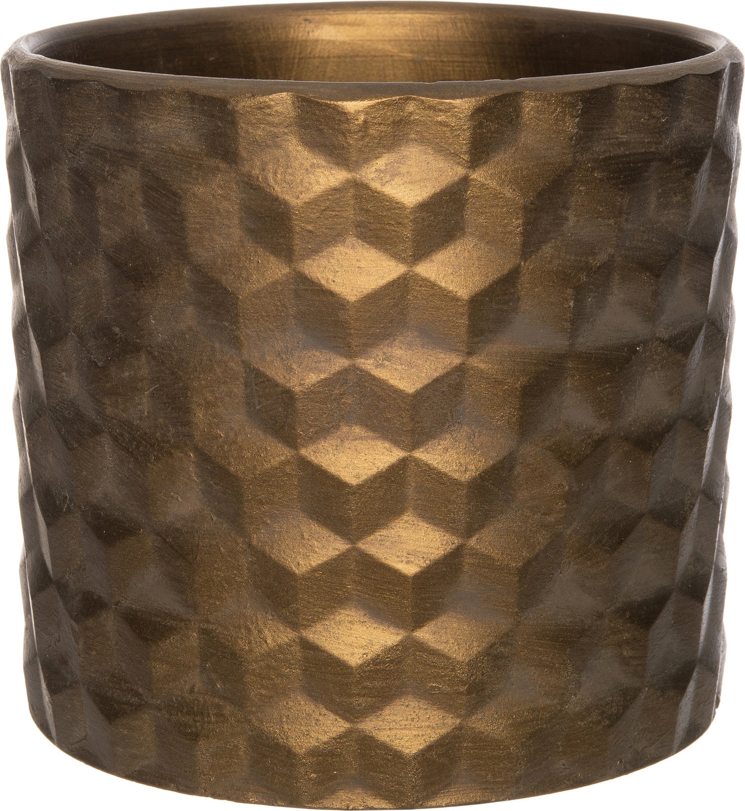 Intratuin bloempot Nova brons D 13,5 H 12,5 cm