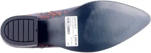 Mascolori blauw combi 14012 - maat 42 enkellaars blauw combi - maat 42 Calandschoen
