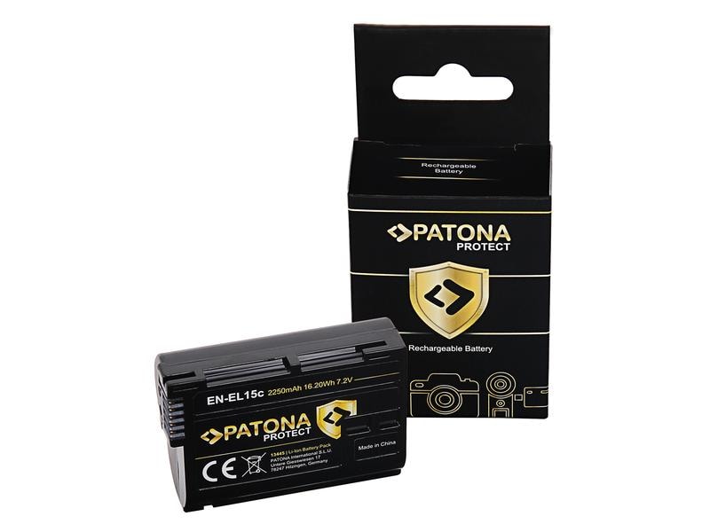 Patona PROTECT Akku für Nikon Z5, Z6, Z6II, Z7 und Z8D500 PROTECT Batteriesatz für Nikon