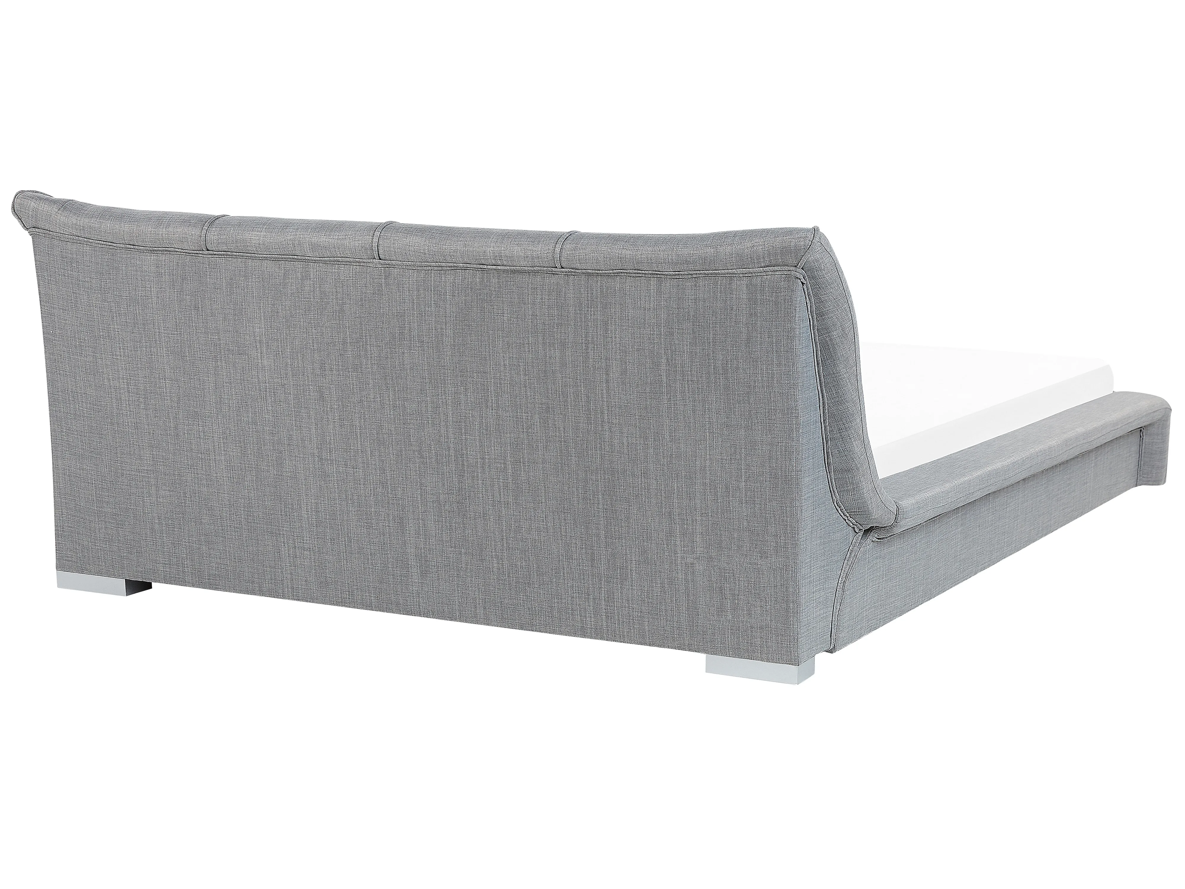 Waterbed Stof NANTES 180 x 200 cm Lichtgrijs