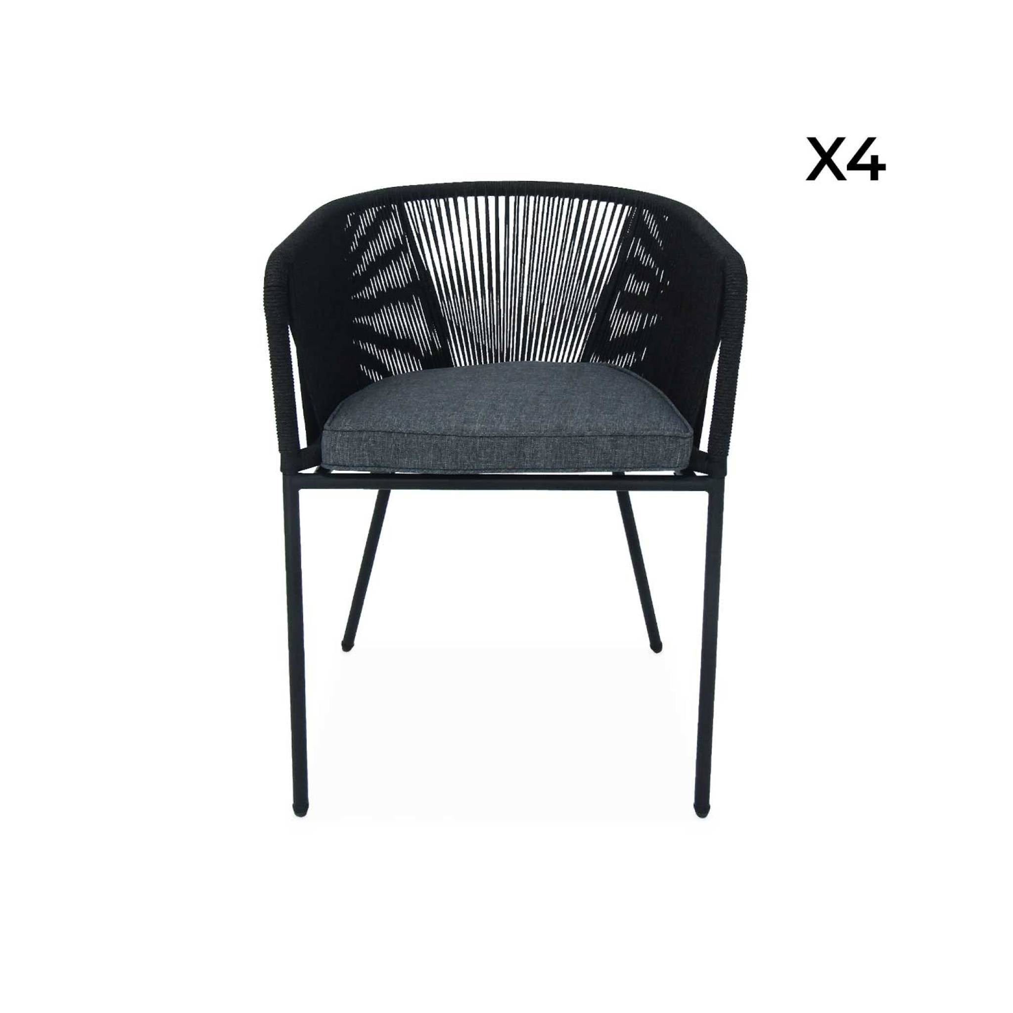 sweeek - Tuinstoelen, set van 4
