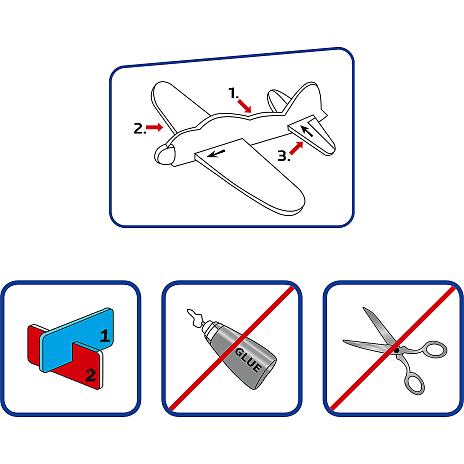 Ylvi enhjørningsvævefly 2 stk. – flere varianter - assorteret