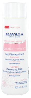 MavalaSkinSolution Clean & Comfort Lait Démaquillant Caresse Spécial Peau Sèche 200 ml
