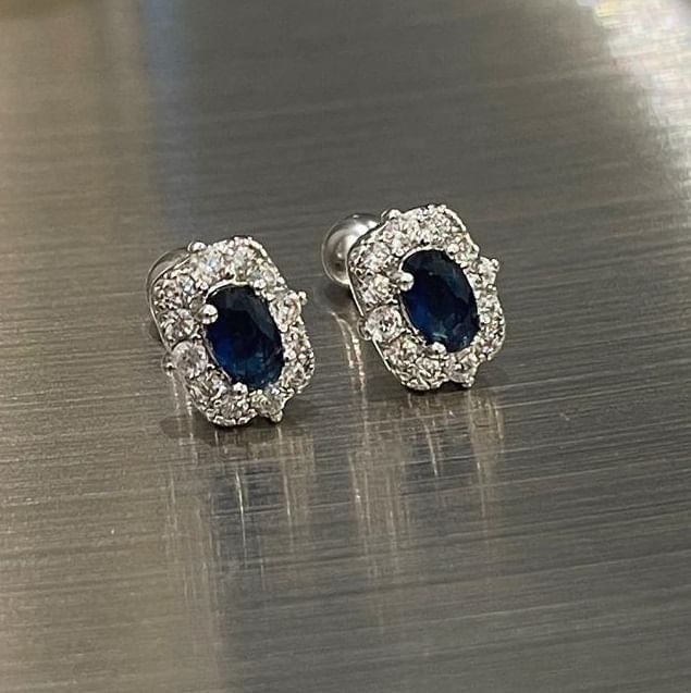 Lilafey - Strass Legering Oorbel