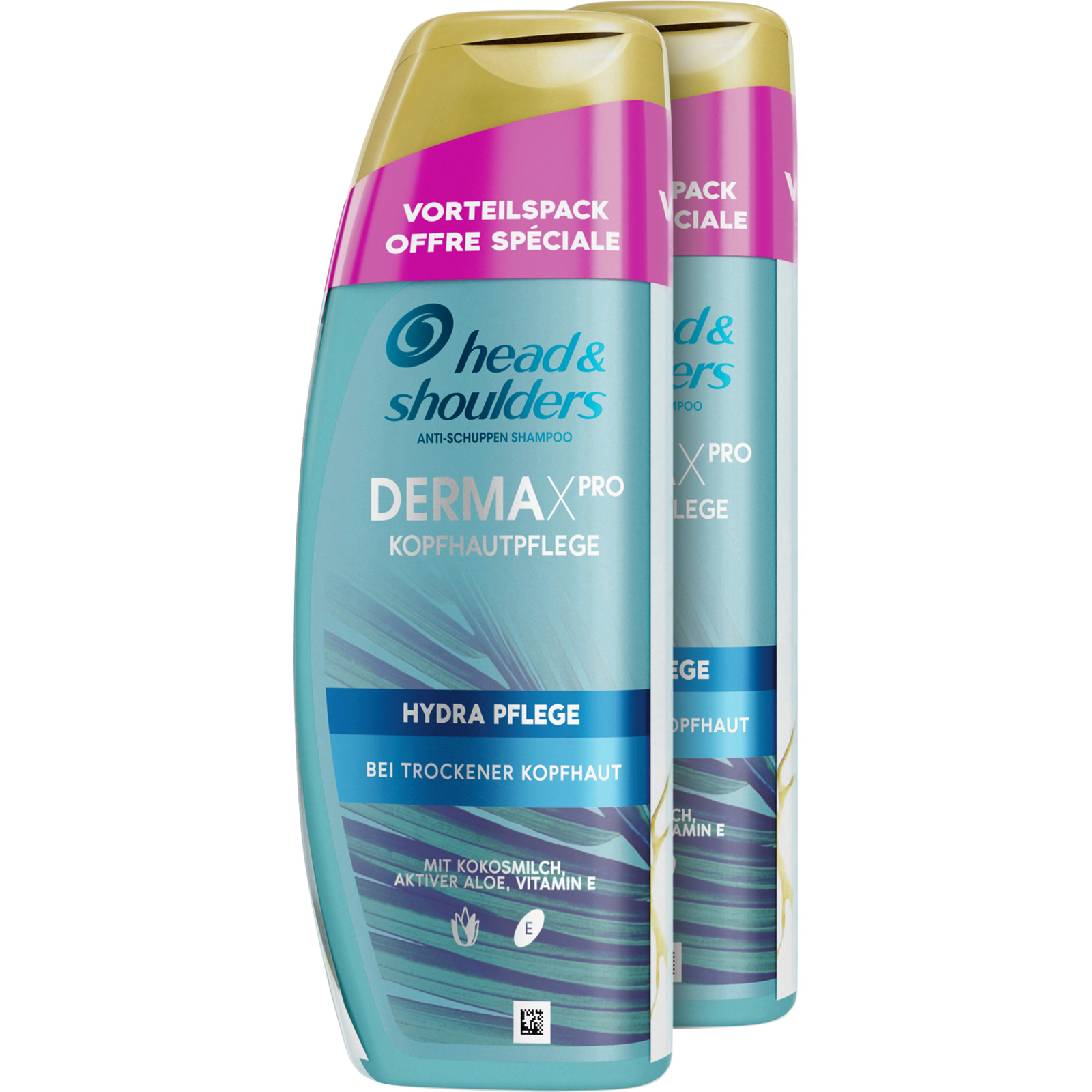 Head & Shoulders Shampoo Derma x Pro Feuchtigkeit 2 x 225 ml