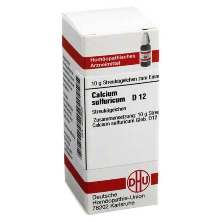 DHU Calcium sulfuricum D 12 Globuli, 10 g