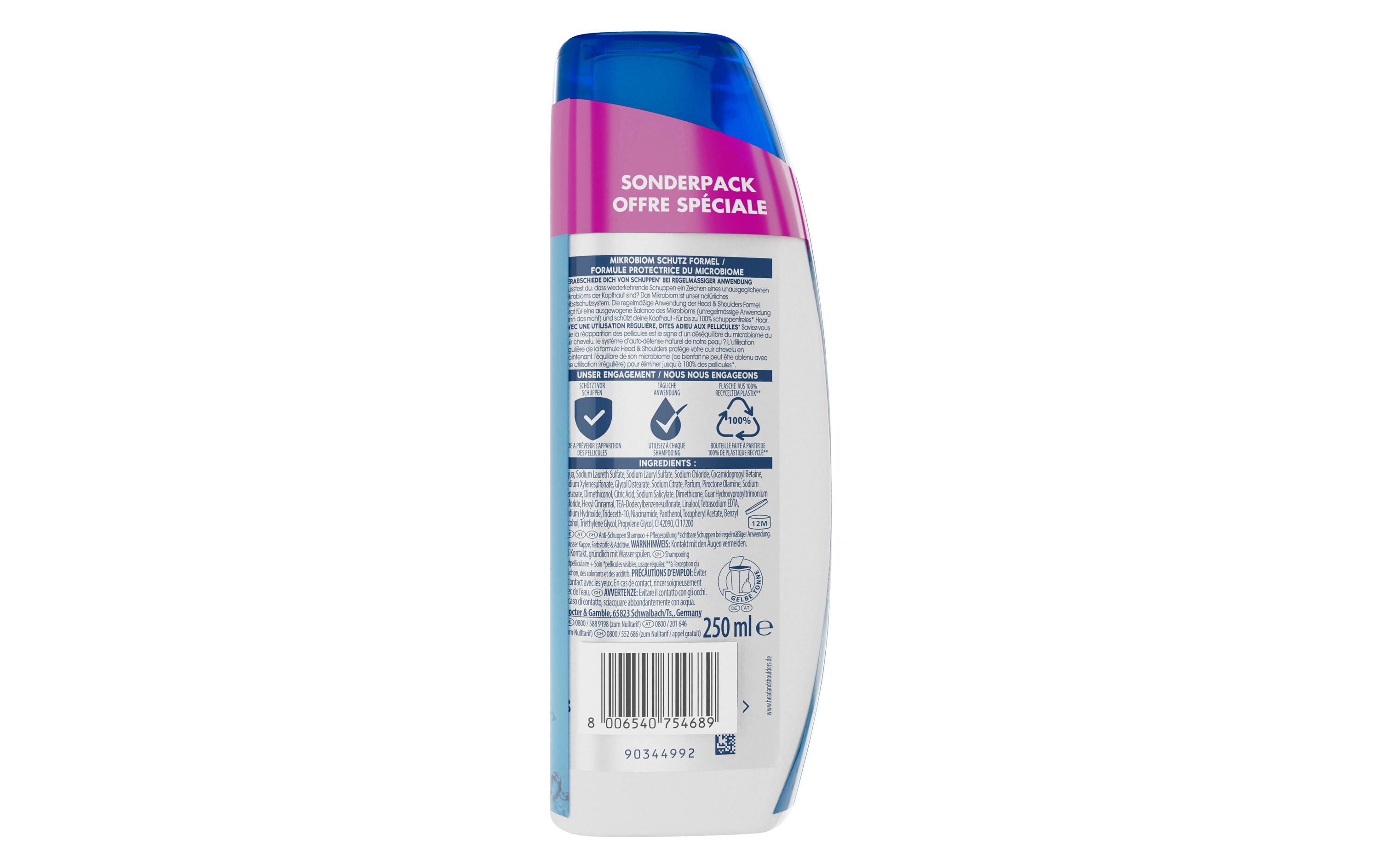 Shampoo Anti-Schuppen 2in1 classic clean 2 x 250 mlHaarshampoo mit frischem Duft