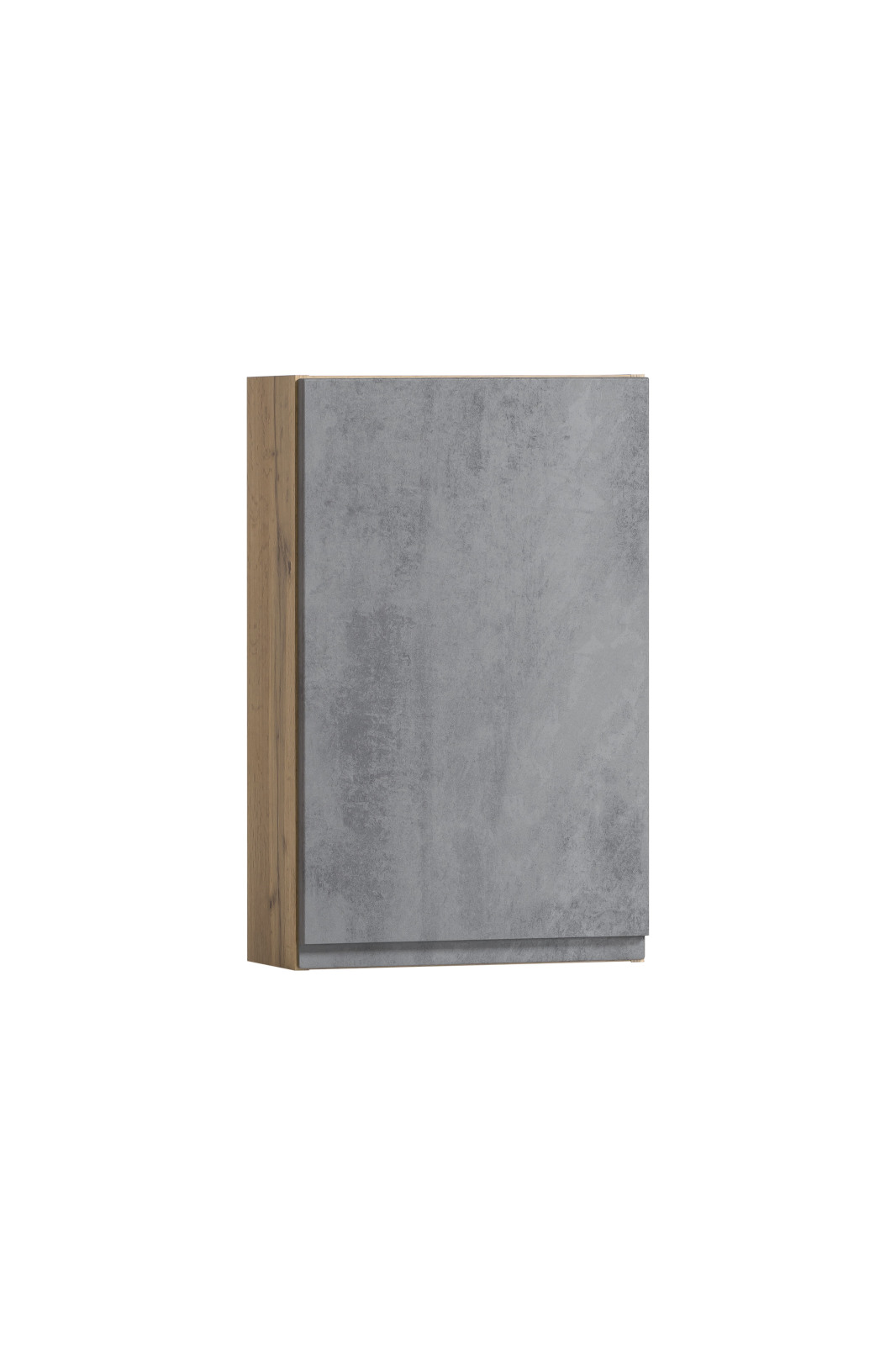 Hängeschrank - Wotaneiche - Oxid Beton - 40 cm