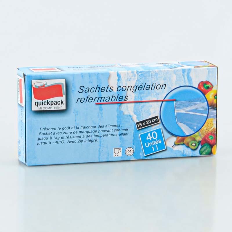 Lot de 40 sachets de congélation