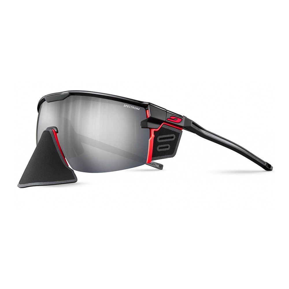 Julbo ULTIMATE COVER - Lunettes de soleil Homme noir/orange fluo mat/brun