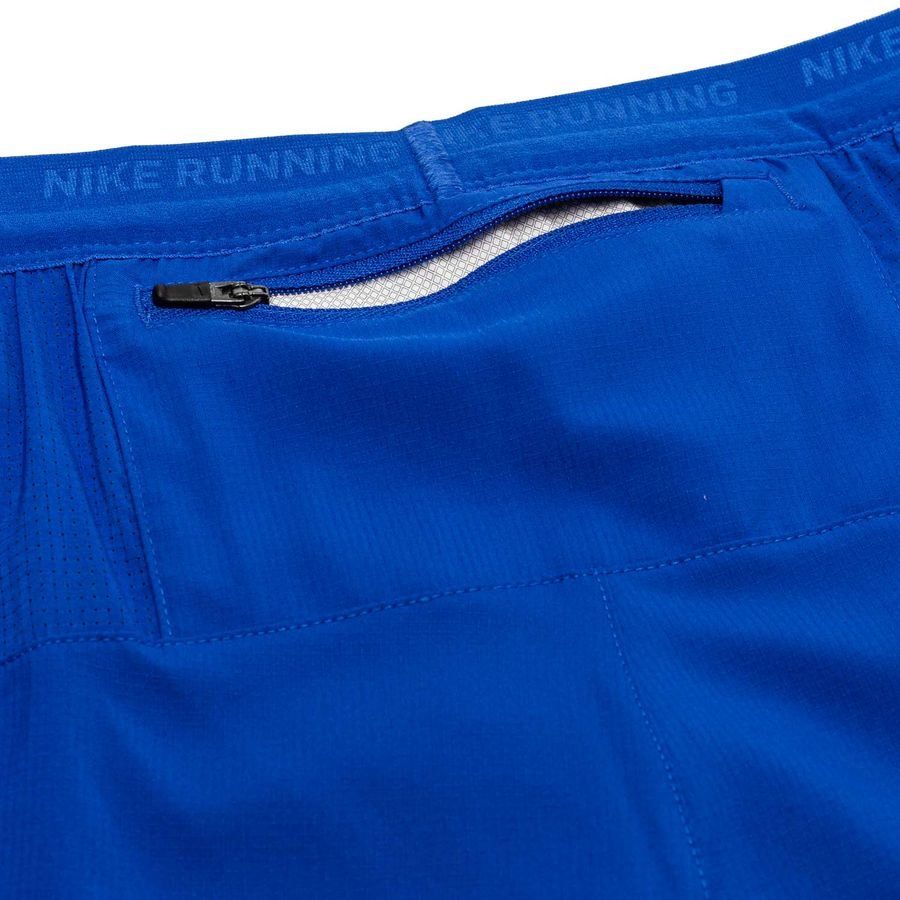 Nike Short Running Dri-FIT Stride - Bleu/Noir/Argenté