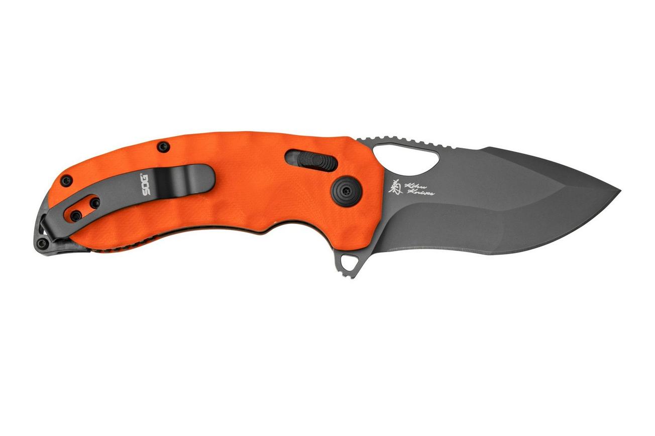 SOG Kiku XR LTE Orange G10 12-27-03-57 zakmes, Kiku Matsuda design
