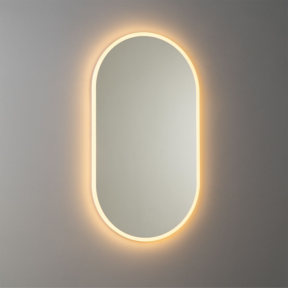 Moderne badkamerspiegel incl. LED en touch dimmer - Bouwina