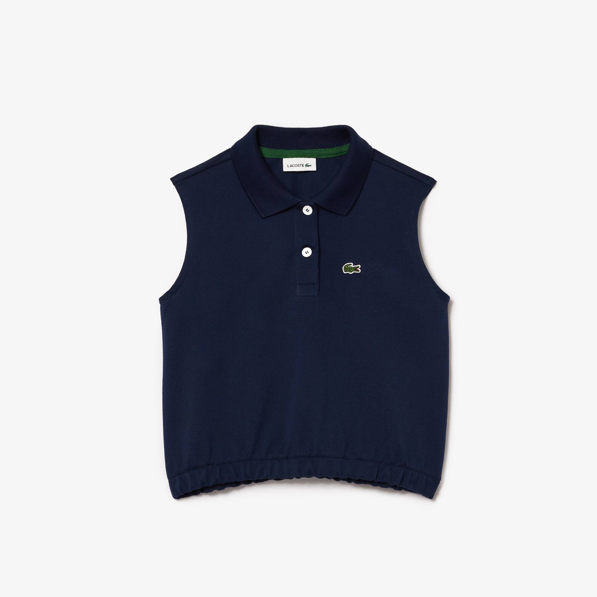 Mädchen LACOSTE Poloshirt aus Baumwoll-Piqué Poloshirts - Blau - Lacoste - Mädchen