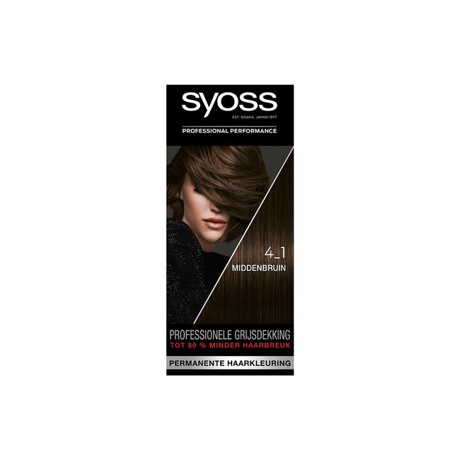 Syoss Color 4-1 Middenbruin/Châtain Moyen