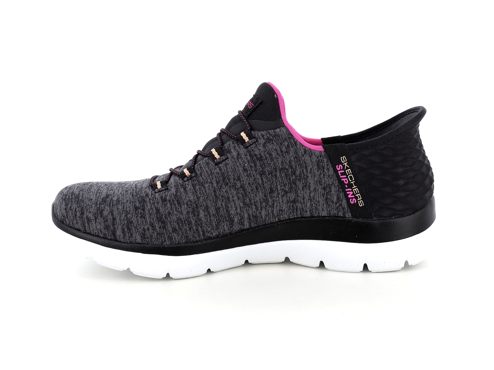 Skechers-SUMMITS DAZZLING HAZE Matières combinées Noir Rose