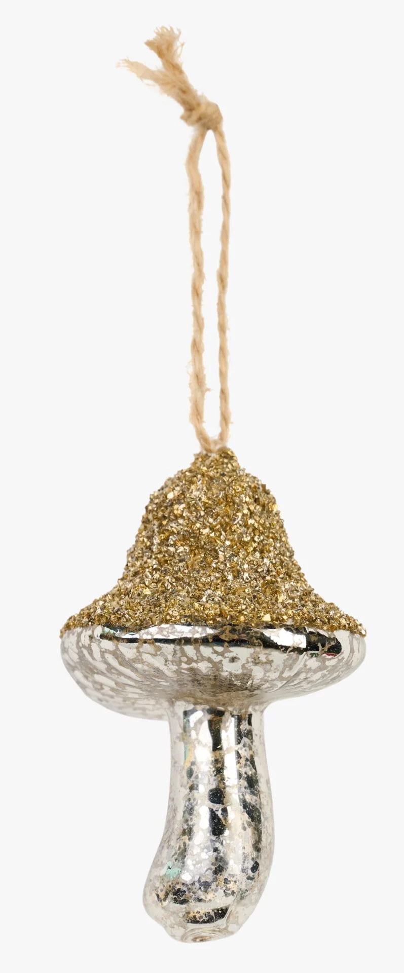 Juletrepynt multi gull - 5,8x5,4x9 cm