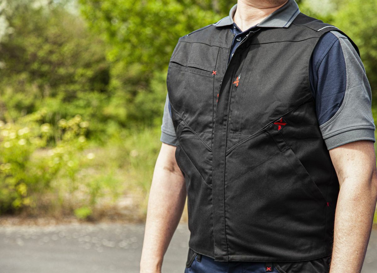 QUALITEX HIGH QUALITY WORKWEAR Weste X-Serie schwarz Damen: 36 Herren: S