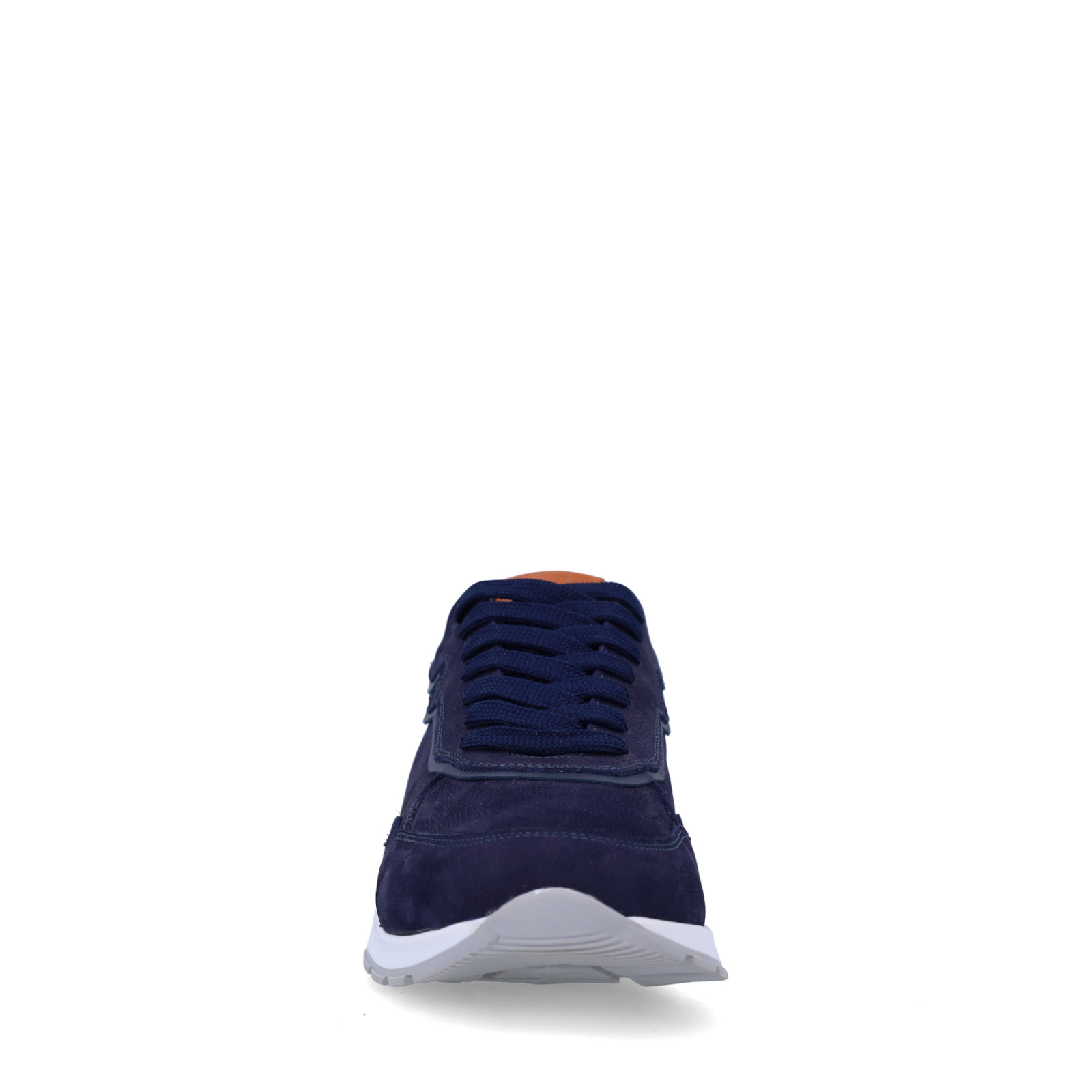 Donkerblauwe nubuck sneakers