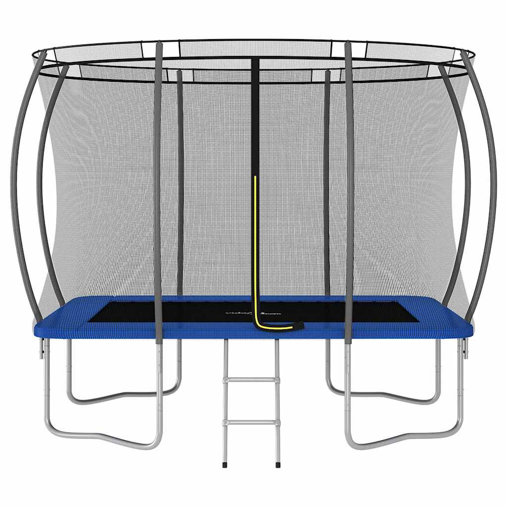 vidaXL Trampoline met accessoires, rechthoekig, 274x183x76 cm, 150 kg