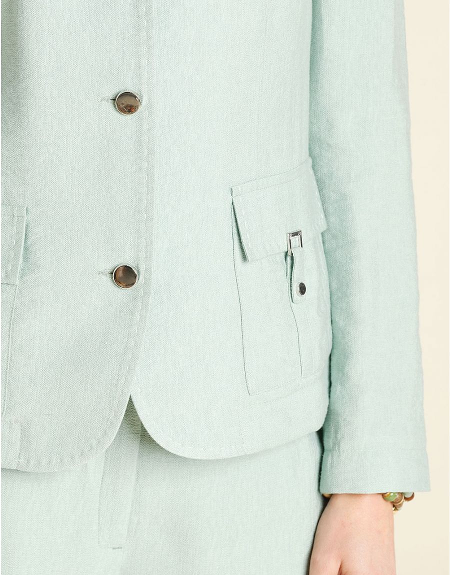Veste chic vert amande