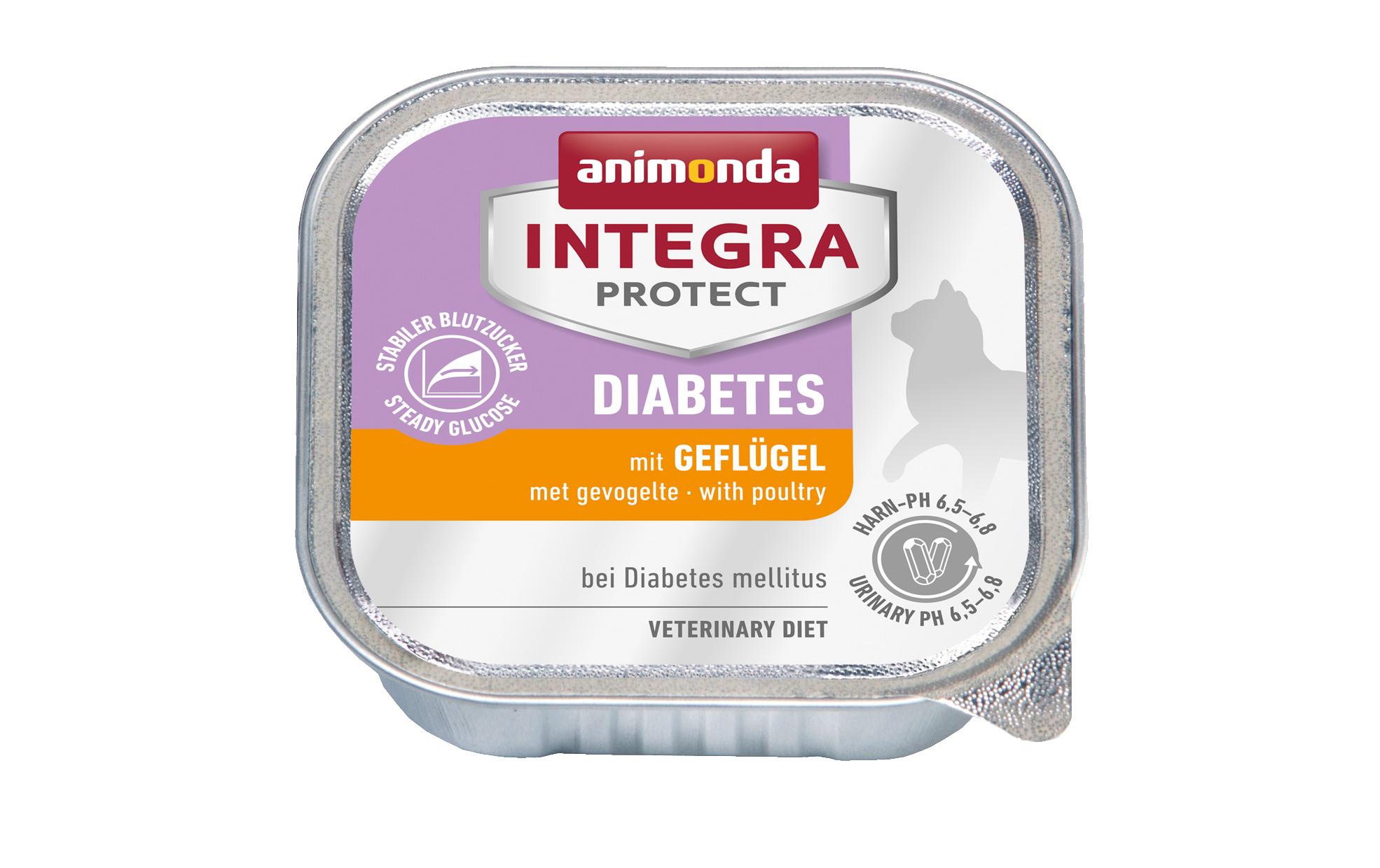 Nassfutter Diabetes Geflügel, 100 gDiät-Alleinfuttermittel zur Unterstützung bei chronischer Herzinsuffizienz