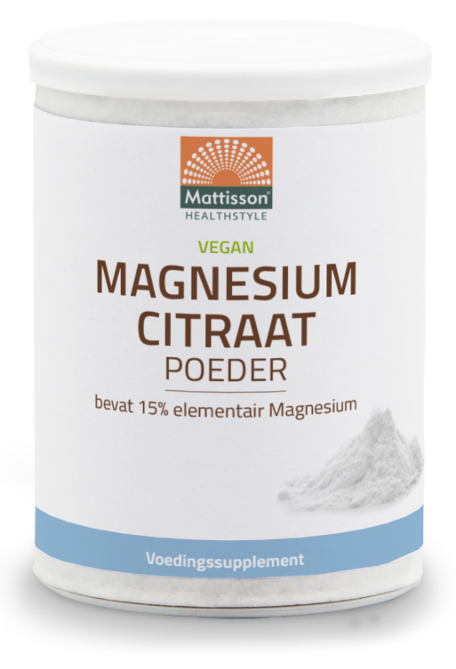 Mattisson Magnesium Citraat Poeder 16% 200g