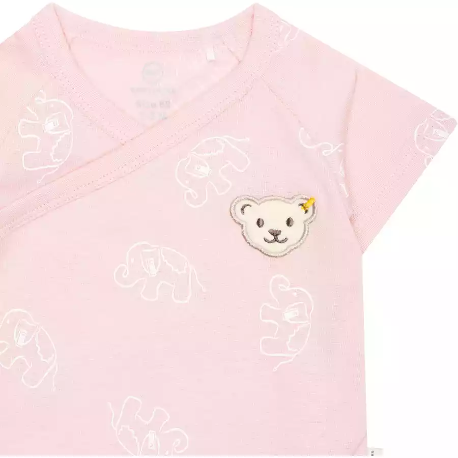 Steiff Wickelbody GOTS silver pink
