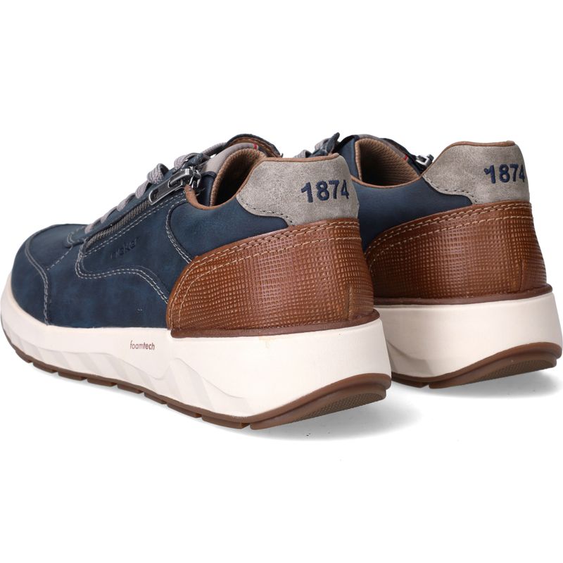 Rieker Sneakers Blauw Heren