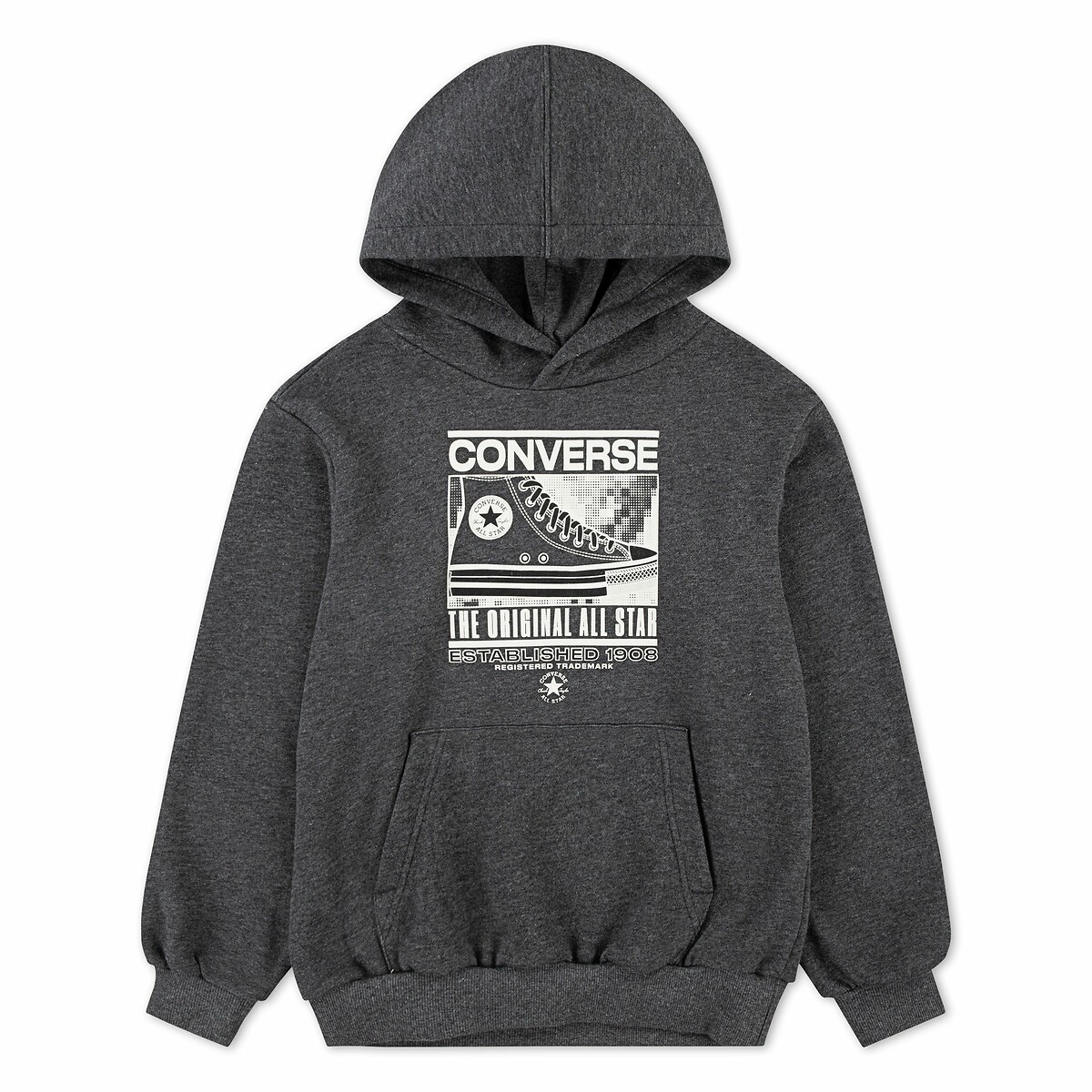 CONVERSE<br>Moletom com capuz feito de lã não escovada