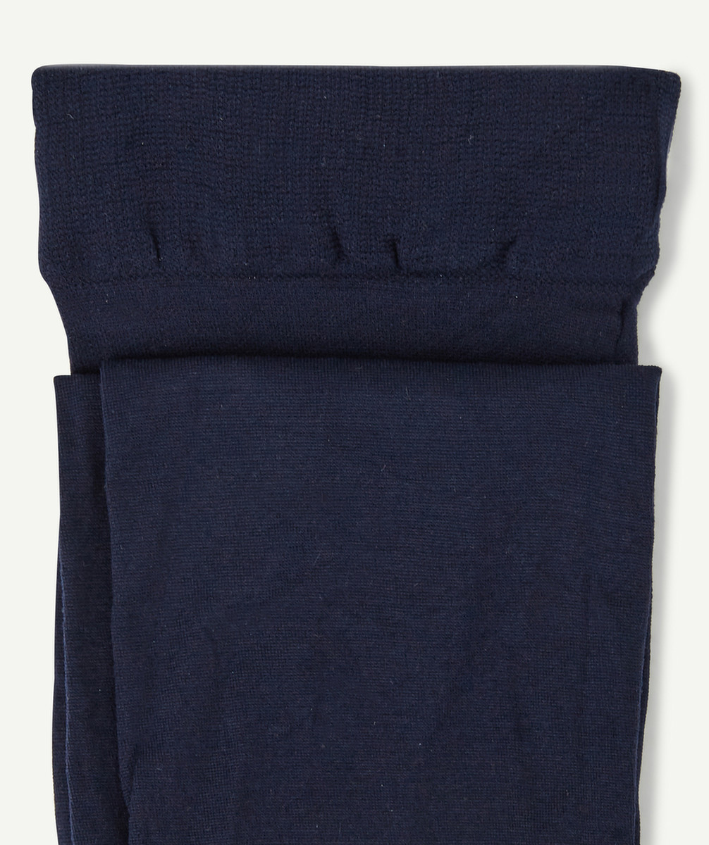 LES COLLANTS EN VOILE BLEU MARINE