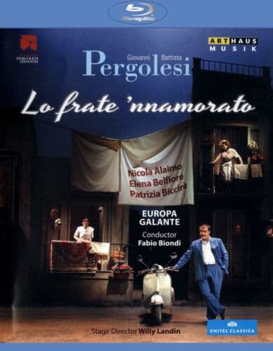 Lo Frate ‘Nnamorato: Teatro G.B. Pergolesi (Biondi) DVD (2013) Willy Landin Region 2