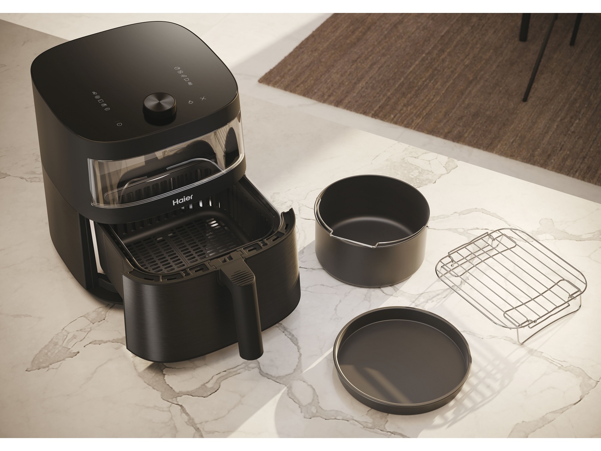 FRITADEIRA SEM ÓLEO HAIER HAF5TWA3 011 SÉRIE 5 (7L COM ACESSÓRIOS)