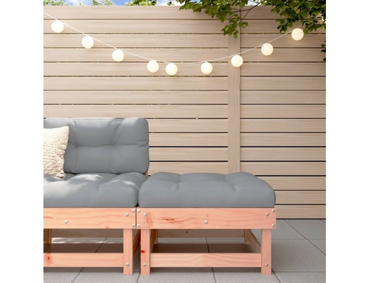 VIDAXL - Pouf Repose-pied de jardin massif de douglas