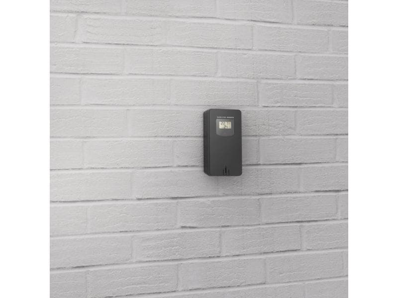 Hama Wetterstation Premium mit LED-Farbdisplay Schwarz Wetterstation mit farbigem Display
