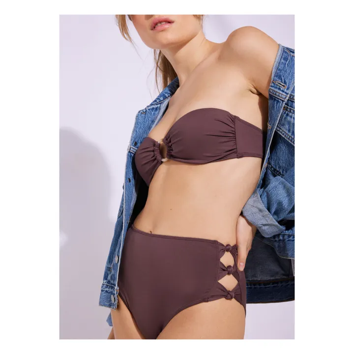 Albertine Haut de Maillot Rio | Chocolat