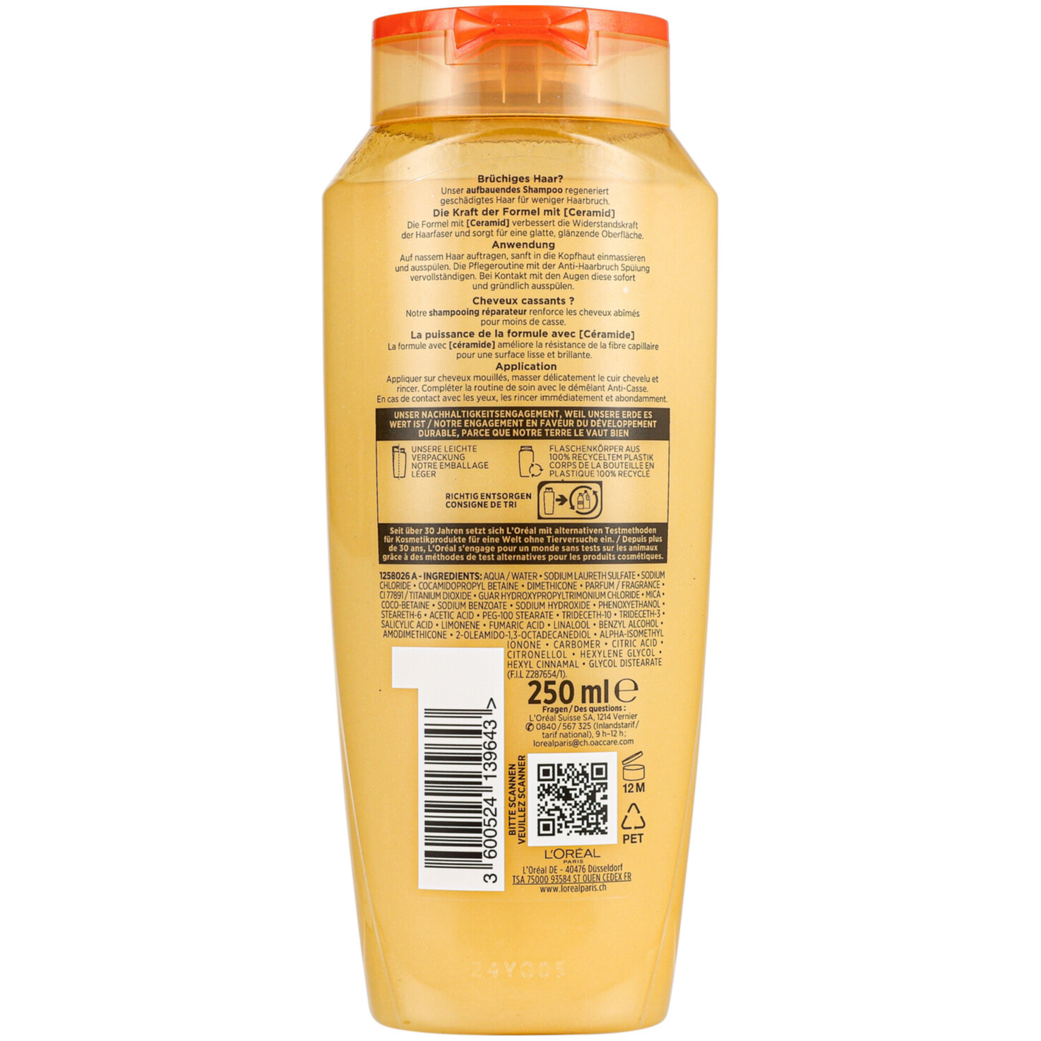 Elsève Shampoo Anti-Haarbruch