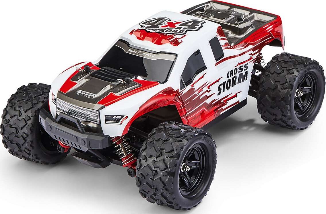 Revell Control - X-Treme Cross Storm Fjernstyret Monster Truck - 1:18 - Rød Hvid - 24830