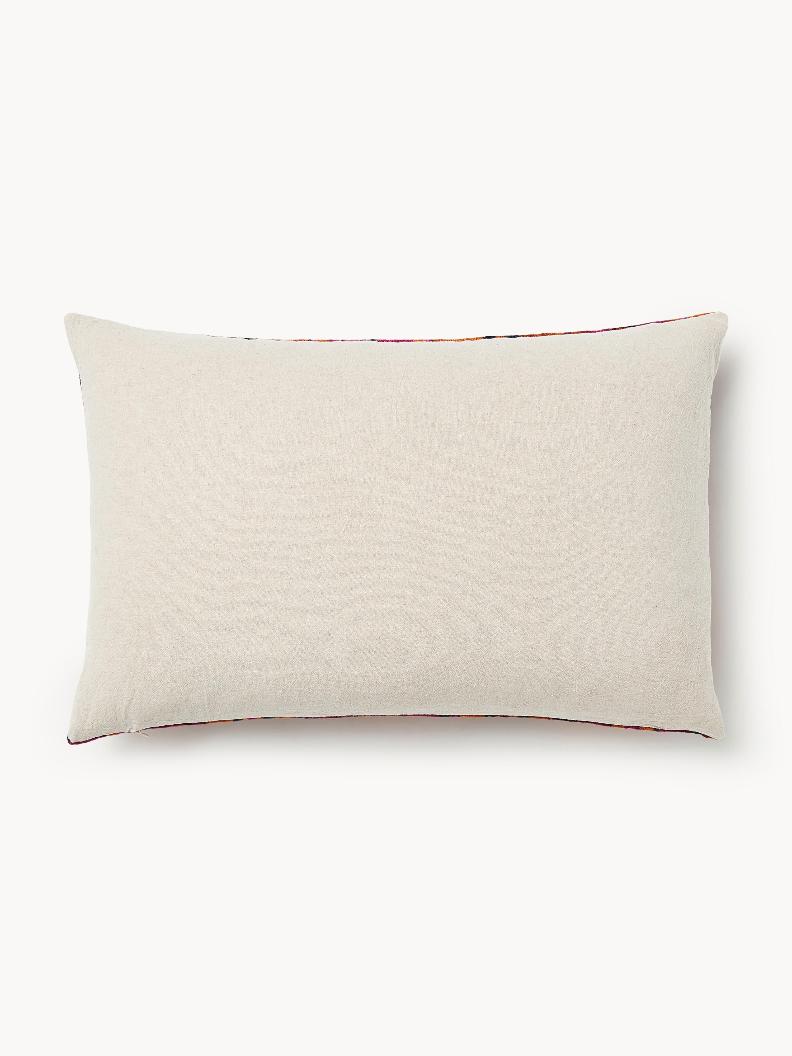 Viscose kussenhoes Dima met geweven jacquardpatroon