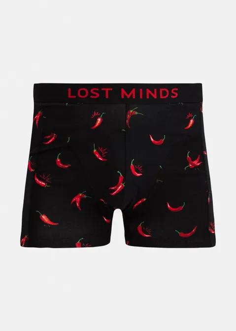 Spicy pepper boxer zwart (ZWART)