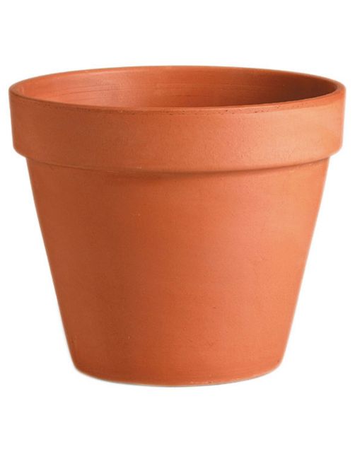 Mega Collections Aardewerk Pot Roodsteen - Bloempotten - 11 cm