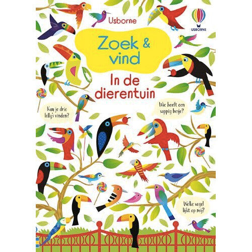 Uitgeverij usborne zoek & vind dierentuin