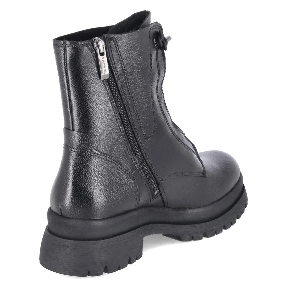 TamarisSchnürboots - BLACK LEATHER