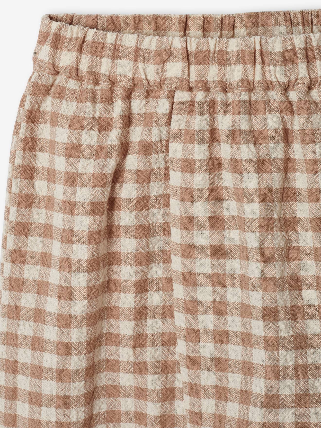 Pacote com 2 calças de bebê cruas