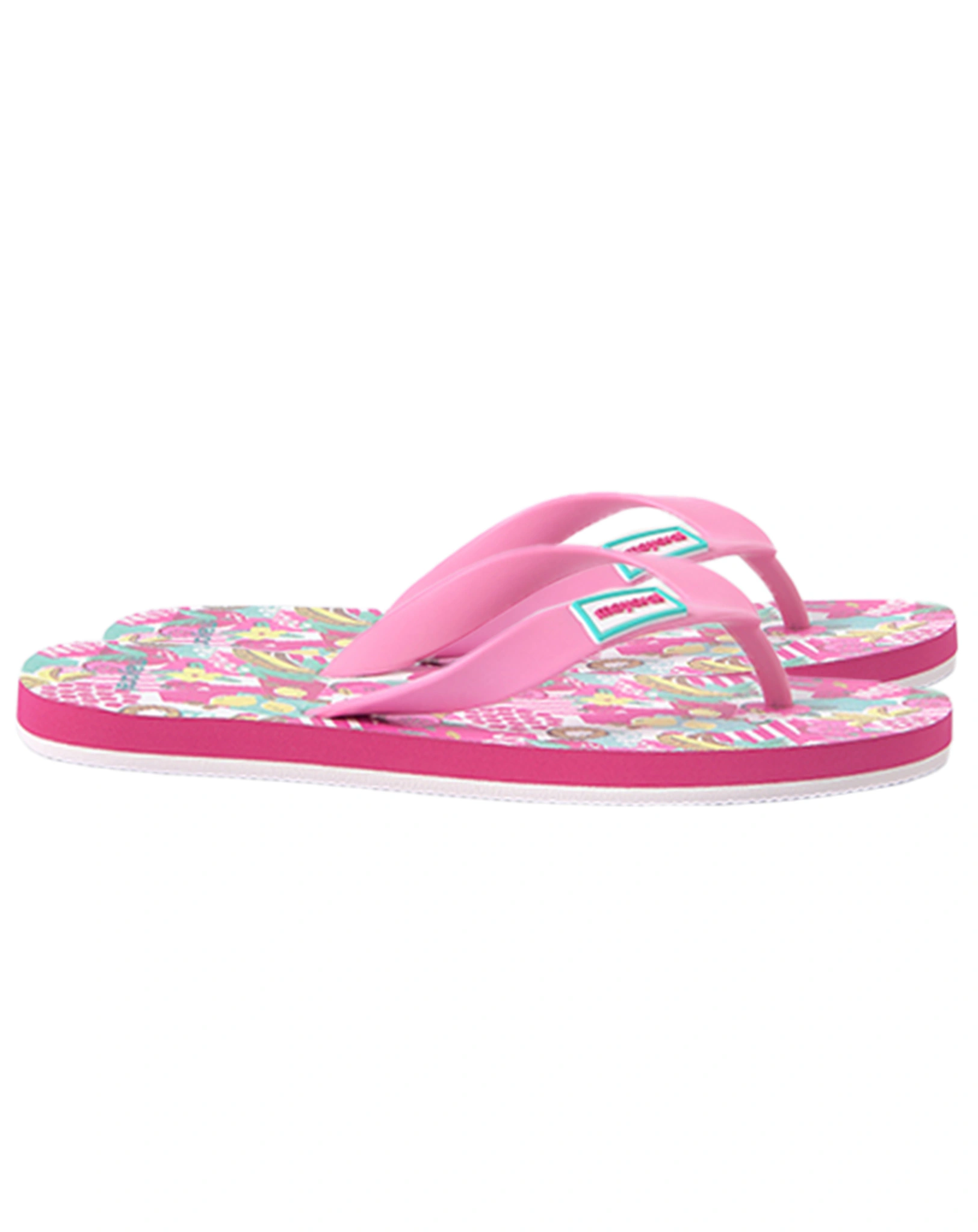 Flip Flops FRUITS in fuchsia