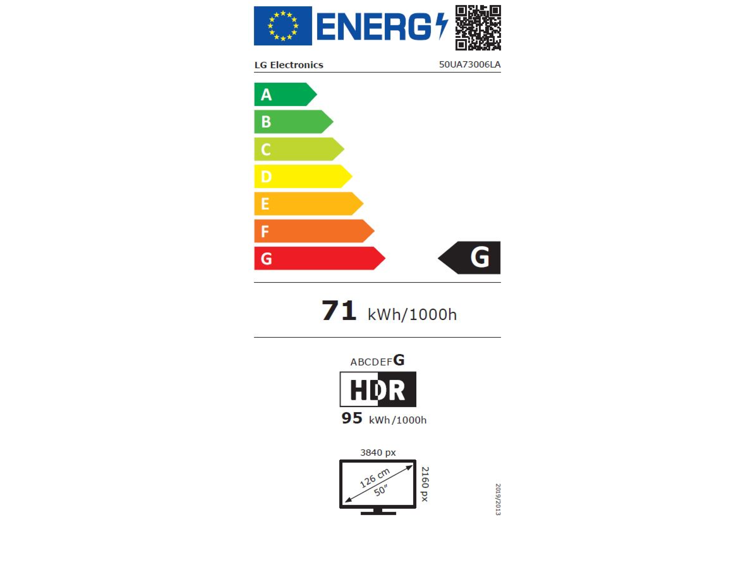 TV LED LG 50UA73006LA.AEUQ (50\