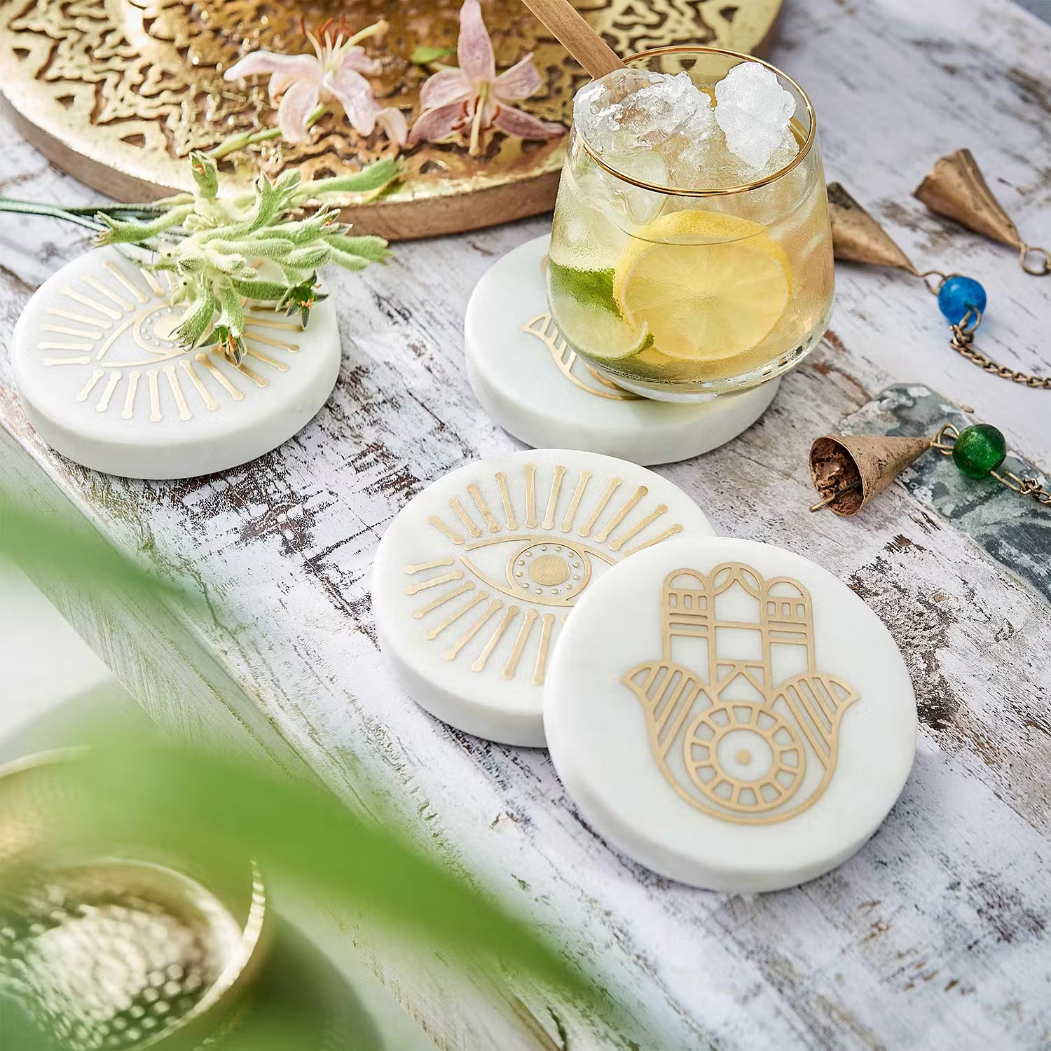 MARBLE Untersetzer 4er-Set