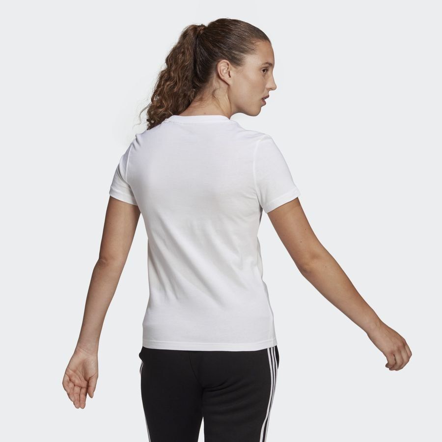 adidas T-Shirt Loungewear Essentials - Blanc/Noir Femme